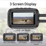 Motorcycle DVR 3.0 inch IPS Dual 1080P Full HD Full Body Waterproof Moto Camera WiFi GPS Dash Cam Front Rear Driving Video Recorder