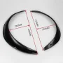 4-Piece/Set Universal Car Wheel Arch Tire Guard Decorative Fender Flexible Yet