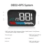 3.5inch LED Screen Car HUD Head-Up Display Car OBD Universal Speedometer Water Temperature High-Definition Suspension Projector