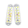 A Pair Of 12LEDs High-Bright Truck LED Flash DC 12-80V Warning Lights Trailer Signal Lamps Emergency Strobe Lights