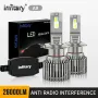 INFITARY A9 2PCS 12V 24V H1 / H4 LED Car Headlight Bulbs 26000LM Headlamps Kit 6500K Head Lights CSP 3570 Chip