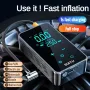 Portable Electrical Car Air Pump Mini Tire Inflatable Pump Inflator Air Compressor Pump for Car Motorcycle Bicycle Ball