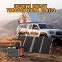 [EU/USA Direct]Foursun 1500W（3000W Peak） Portable Power Station 1598.4Wh with 2 AC Outlets Wireless Charge 65W PD Solar Generator for Home Backup Emergency Outdoor Camping