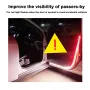 Set Of 2 1.5M Car LED Door Flowing Strip Lamp Car Door Streamer Warning Light Door Side Light Bar Red & White
