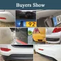 Car Parking Sensor With Auto Parktronic Reverse LED Monitor 4 Sensors Radar Detector System Backlight Display