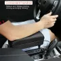 Multifunctional Car Armrest Console Box Organizer Storage Universal Armrest Supports Elbow Rest Pads Armrest Extenders Adjustable Height Armrest Box