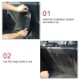 Car Trunk Organizer Mesh Pocket Trunk Organizer Double Mesh Trunk Storage Mesh Bag Storage Elastic Strap for Plush Surface