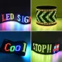 LED Car sign,programmable LED sign, Flexible Matrix panel by Bluetooth APP, LED Display and Sign board for store, shop, bar and business areas