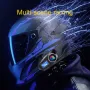 Coralme Q58MAX Motorcycle Helmet Mixing Intercom Helmet Bluetooth Headset with 300m Double Intercom Helmet Headset Group Speaker with LCD Display