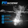 NovSight 22,000LM 120W 2PCS Car LED Headlights 6500K Bright White IP68 Waterproof