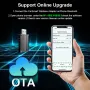 2-in-1 Wired to Wireless CarPlay Adapter /Android Auto Adapter Plug & Play 5GHz Wifi & Bluetooth 5.2 Support Online Upgrade