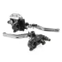 Pair 7/8 Motorcycle Brake Master Cylinder Clutch Reservoir Levers Universal
