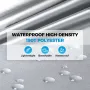 190T Polyester Car Full Covers All Weather Automobiles Outdoor With Windproof Strap 6 Reflective Strips for Sedans Coupes Silver UV Risistant Rainproof Dustproof Snowproof