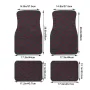 4pcs Universal Leather Car Floor Mats Car Floor Mats 5 Seater Non-slip Floor Liners Interior Accessories Car Carpet Cover