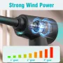 Electric Cordless Dust Blower Portable Multi-Function 3 Gear Handheld Vacuum Cleaner 2 In 1 Suction And Blowing Dust Blower