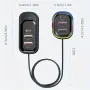 Car USB Charger Multi-Function 66W Super Fast Charging Car Rear Multi-Hole Wired Mobile Phone Charger Fast 6-port Car Charger