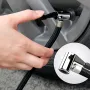 150PSI Portable Car Tire Inflator Pump Cordless Car Air Pump with LCD Digital Display LED Emergency Lighting for Car Motorcycle Bike Ball