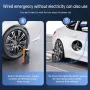 80W Car Tire Inflator Portable Air Compressor 150 PSI Electric Tire Inflator Cordless Tire Pump with Digital LED Display Emergency Light