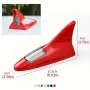 Solar Shark Fin Decorative Light for Car Tail Brake LED Flashing Light for Car Roof Car Decorative Lights Solar Shark Fin Antenna Roof Tail Modified Lights