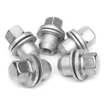 5Pcs Stainless Steel Wheel Nut Cap For Land Rover Discovery 3 4 Range Rover RRD500290 