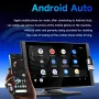 7 Inch Touch Display Portable Wireless CarPlay Android Auto MP5 Screen Model Bluetooth 5.0 1024x600 Type C Power Input Reversing Image Support Audio Video Compatibility