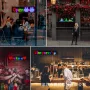 Car Indoor Display Screen Flexible Advertising Screen LED Soft Screen APP Bluetooth Control IP66 Waterproof Rating