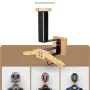 Wooden Motorcycle Helmet Storage Rack Organizing Rack Cycling Equipment Solid Wood Hanger Wall Mounted Rack