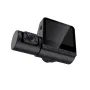 C50B 1080P 3-Channel Dash Cam Car DVR Infrared Night Vision 360° Rotatable Lens HD IPS Screen Reversing Parking Monitor