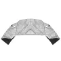 Front Windshield Half Cover Screen Out Blind Window Wrap Frost Black For Van