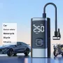 Cordless Car Air Pump Portable 90W Electric Car Tire Inflator Real-time Monitoring Air Inflation Machine with Dual Digital Display