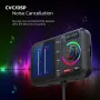 Car MP3 Bluetooth Player Large Screen Card USB Bluetooth FM Transmitter for Hand Free Driving Car Charger Compatible with Voice Assistant