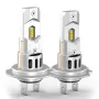 SEALIGHT 2PCS X3S H7 LED Car Headlight 6000LM Car Front Light Hi Low Beam 6500K LED Headlight Bulbs Turbo Fan Cooling