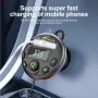 Car Bluetooth 5.0 FM Transmitter MP3 Modulator Player Handsfree Audio Receiver With 3 in 1 Charge Cable for IPhone Huawei Xiaomi