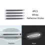 Car Wheel Hub Reflective Stripes Door Handle Safety Warning Sticker Car Warning Tape Automobile Sticker for Car Motorcycle Bike