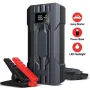 10000mAh Car Jump Starter Power Bank Portable Professional Automotive Battery Charger Starting Smart Clamp with Digital Display Emergency Power Supply