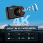 3-Inch Dash Cam Front 4K UHD Rear 1080P 170° Dual-Lens WiFi Driving Recorder HD Dual Recording Car Front Windshield DVR G-Sensor