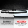 Car Trunk Protector Universal Rear Bumper Protector Rubber Anti-Scratch Strip for Car SUV MPV