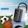 15Psi Cordless Air Pump Inflator Air Compressor Digital LCD Display Pressure Gauge with LED Light for Football Volleyball Basketball