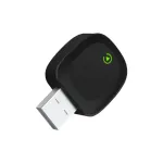 BABAOLONG Mini 2-in-1 Wired to Wireless CarPlay Adapter /Android Auto Adapter Plug & Play Dual Band WiFi