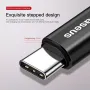 Baseus Fast Charging Type C Cable Spring Telescopic Car Phone Charger Cable For Samsung Xiaomi Redmi