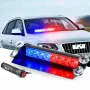 LED Car Warning Light Front Windshield Warning Light 8LED Emergency Dash Strobe Lights Emergency Signal Lamp 3 Flashing Mode