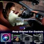 2 in 1 Wired To Wireless Carplay Converter Plug & Play Dongle Convert Carplay Wireless Adapter One-click Switch Adapter for Android and Apple Devices