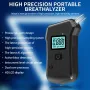 Breathalyzer, Professional-Grade Accuracy Alcohol Tester with USB Rechargeable, Portable Breathalyzer with LCD Digital Display Built-in LED Light