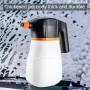 2L Electric Foam Sprayer with USB Charge, 6000mAh Pressurized Sprayer for Home, Garden and Car Beauty and Cleaning