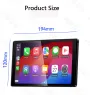 LAESD 8 inch Car Central Control Navigation Bluetooth Wireless Carplay Portable Screen HD Smart Interconnected Car Navigation