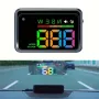 Car HUD Head-up Display GPS Multi-function Speedometer HD Instrument Display Over-speed Warning for All Vehicle