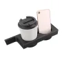 Front Car Cup Holder Car Accessories for BMW E39 5-Series 1997-2003 Plastic Black Portable Car Front Cup Holder