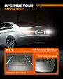 SEALIGHT J1 7440 12V 8.5W 1000LM 3030SMD 6500K White LED License Plate Car Reverse Light Plug And Play