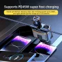 145W Car Charger Dual USB Ports Type C PD Fast Charge Adapter For Xiaomi Huawei Phone Charger Car Socket