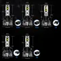 NOVSIGHT A500-T2 160W High Power 2PCS 33,000LM DC9-32V Car LED Headlights 6500K Cool White IP68 Waterproof